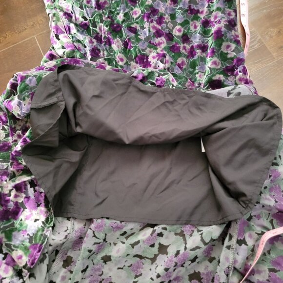 The Wolf Gang Rhapsody Asymmetrical Velvet Dress Women L Whimsygoth Y2K Designer - Picture 5 of 11